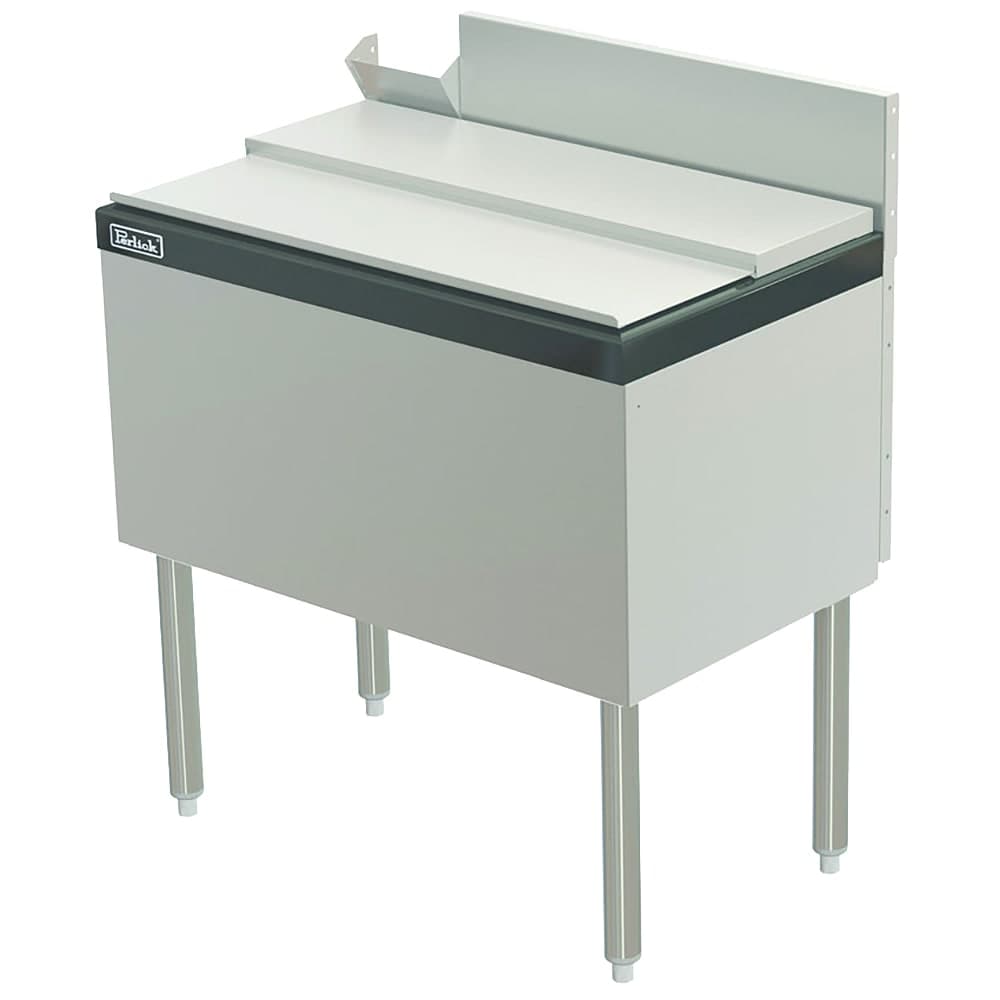 Perlick TS36IC10-STK 36" x 18 1/2" TS Series Drop In Ice Bin w/ 85 lb Ice Capacity - Stainless