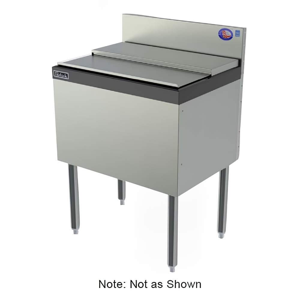 Perlick TSD36IC 36-in Modular Ice Chest w/ ABS Top Ledge, 85-lb, Stainless