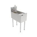 Perlick TSF12DS Underbar Dump Sink w/ 14"L x 10"W x 9 1/4"D Bowl thumbnail 2