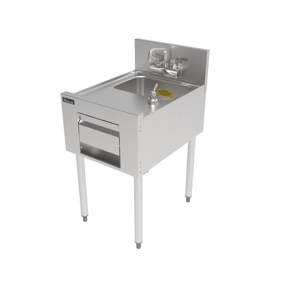 Perlick TSF18HS Commercial Hand Sink w/ 10"L x 14"W x 9 1/4"D Bowl