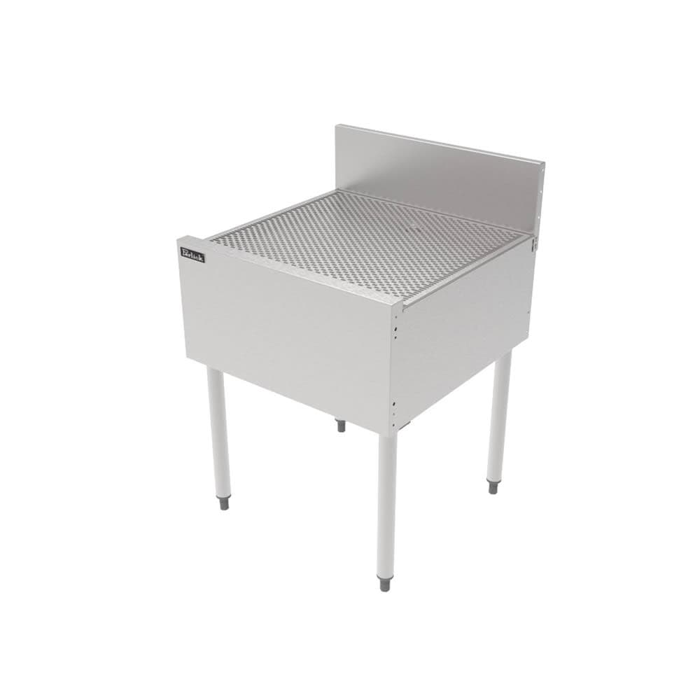 Perlick TSF24DB Underbar Freestanding Drainboard - 6" Backsplash, 24" x 24"