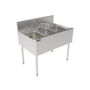 Perlick TSF36M3 72" 3 Compartment Sink w/ 14"L x 10"W Bowl, 9 1/4" Deep thumbnail 2