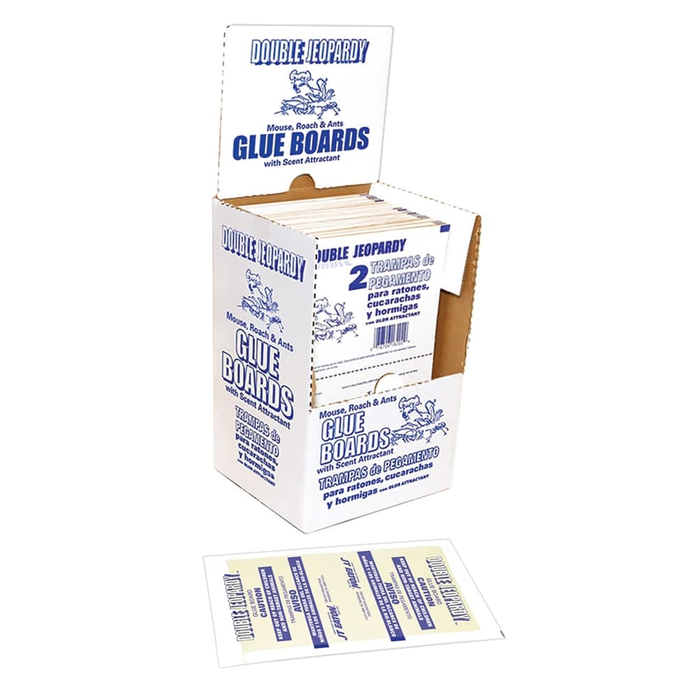 Royal Industries Double Jeopardy Glue Board - 8 1/2" x 5 1/2", Banana (JT182B)