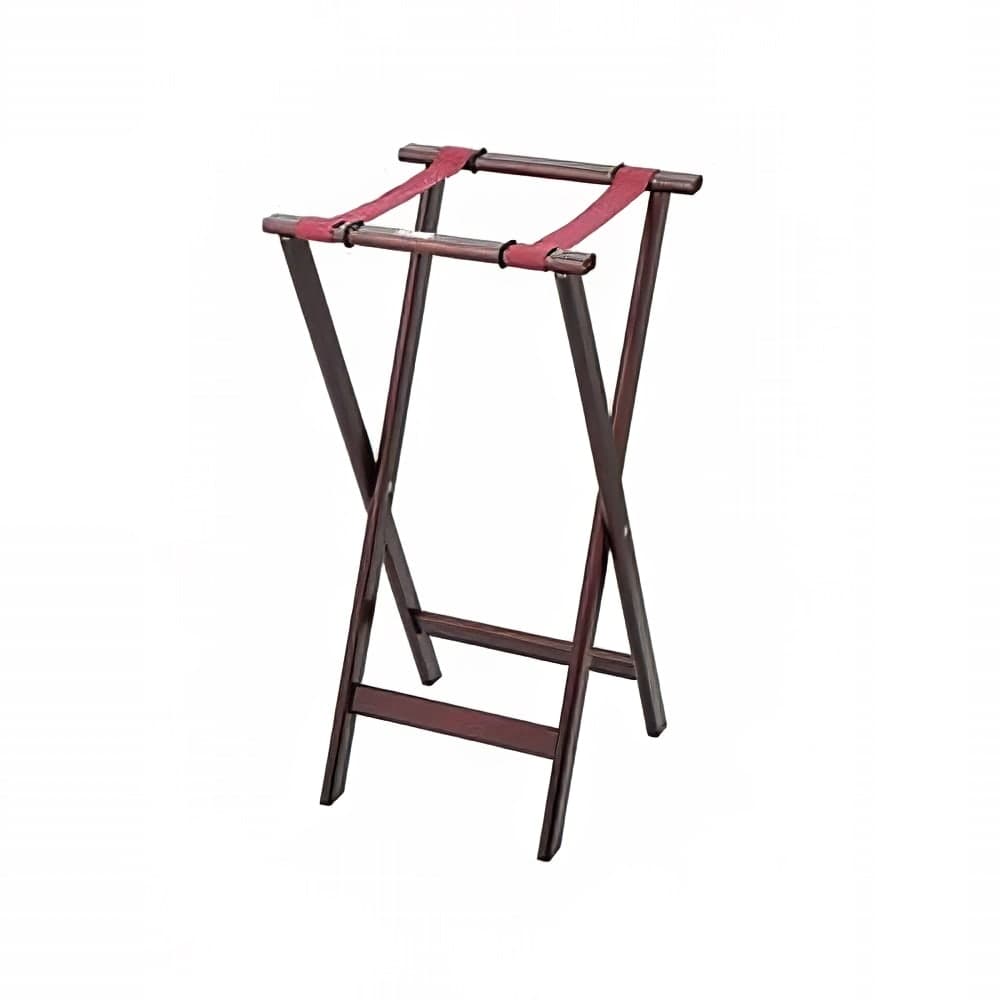 Royal Industries 32" Wood Tray Stand w/ Walnut Finish (ROY 773)