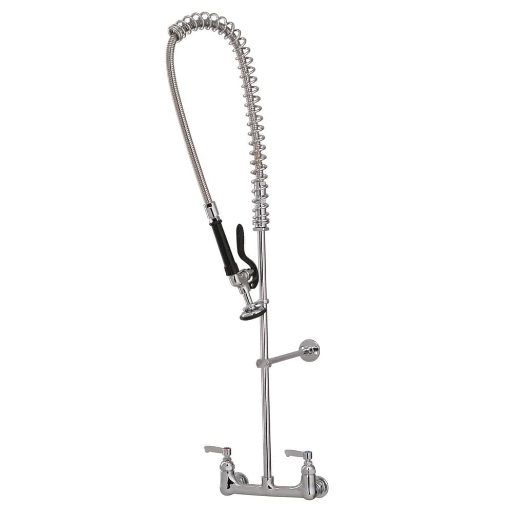 Royal Industries 31"H Wall Mount Pre Rinse Faucet - 1 3/20 GPM, Base with Nozzle (ROYPR1)