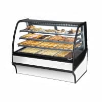 Federal CGD5948 59" Full Service Bakery Case w/ Curved Glass - (4) Levels, 120v thumbnail 2