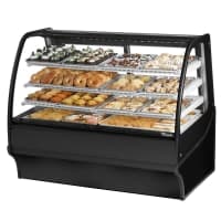 Federal CGD5948 59" Full Service Bakery Case w/ Curved Glass - (4) Levels, 120v thumbnail 3