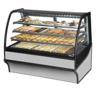 Federal CGD5948 59" Full Service Bakery Case w/ Curved Glass - (4) Levels, 120v thumbnail 4