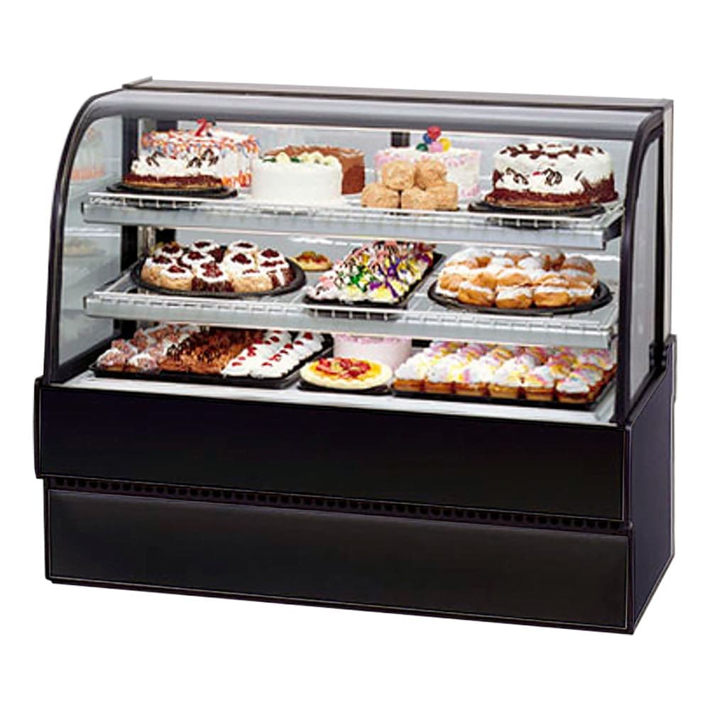 Federal CGR3648 36" Full Service Bakery Case w/ Curved Glass - (4) Levels, 120v