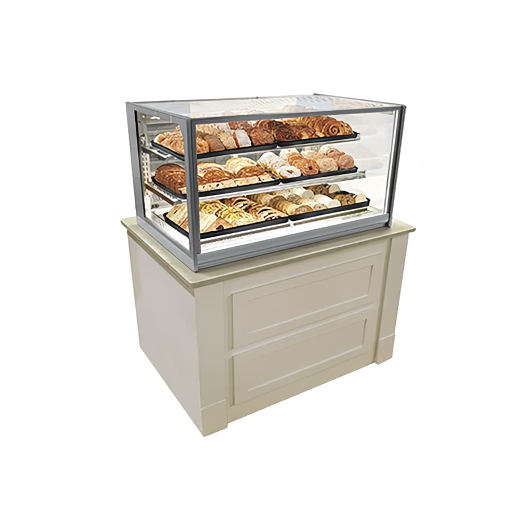 Federal ITD3626 36" Full Service Bakery Case w/ Straight Glass - (3) Levels, 120v