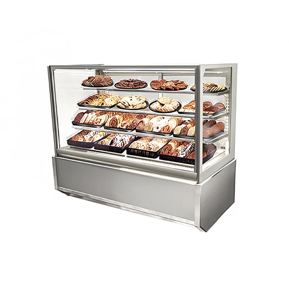 Federal ITD3634-B18 36" Full Service Bakery Case w/ Straight Glass - (4) Levels, 120v