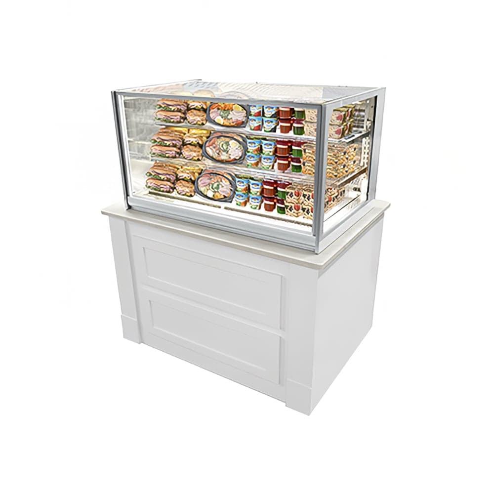 Federal ITR4826 48" Full Service Bakery Case w/ Straight Glass - (3) Levels, 120v