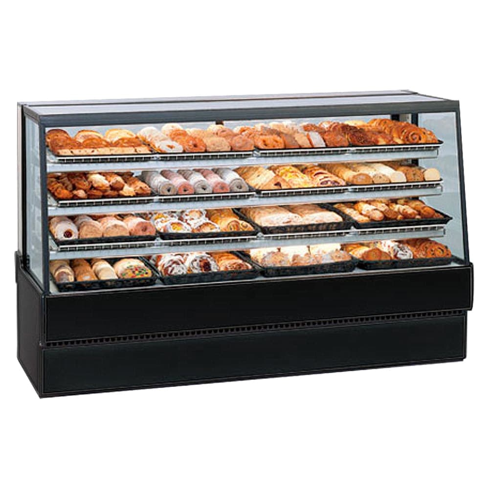 Federal SGD7742 77" Full Service Bakery Case w/ Straight Glass - (3) Levels, 120v