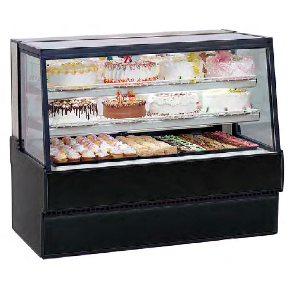 Federal SGR5042 50" Full Service Bakery Case w/ Straight Glass - (3) Levels, 120v