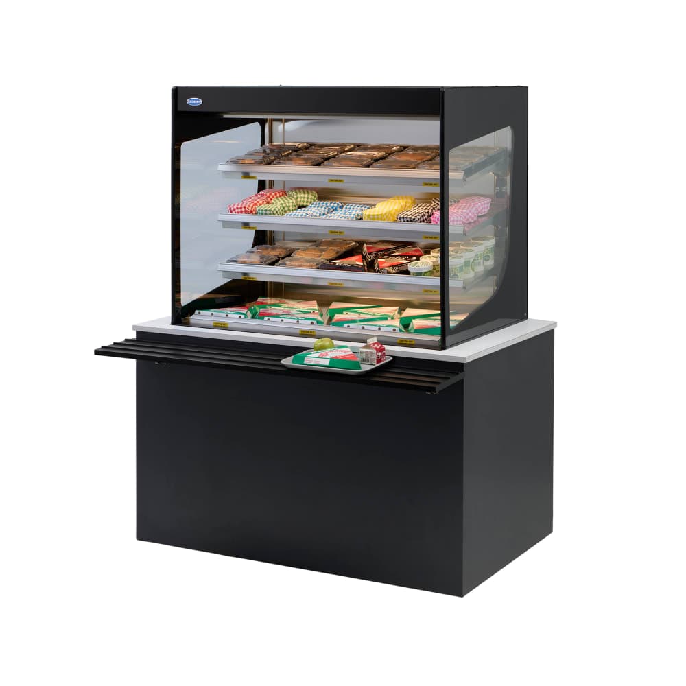 Federal VHSS3660S-SLD 36" Vision Series Self Service Countertop Heated Display Case - (4) Levels, 208-240v