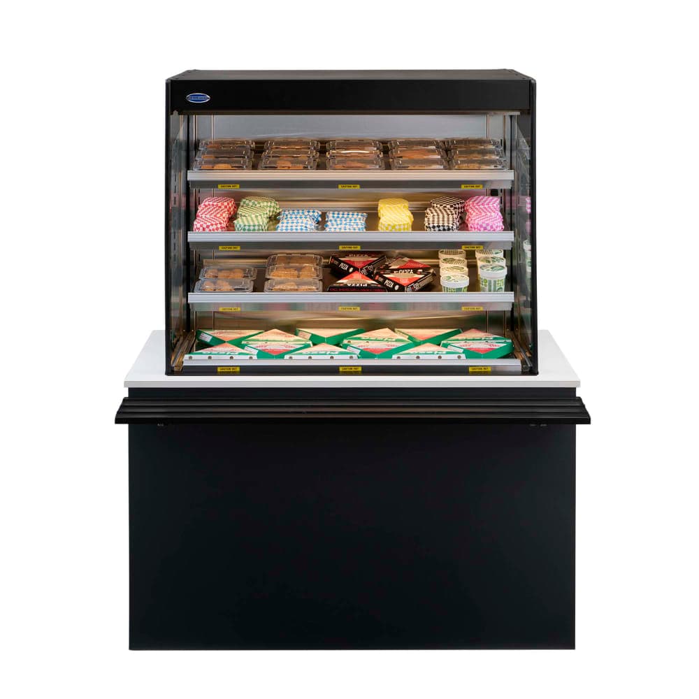 Federal VHSS4860C-SLD 47 1/4" Vision Series Self Service Countertop Heated Display Case - (4) Levels, 208-240v