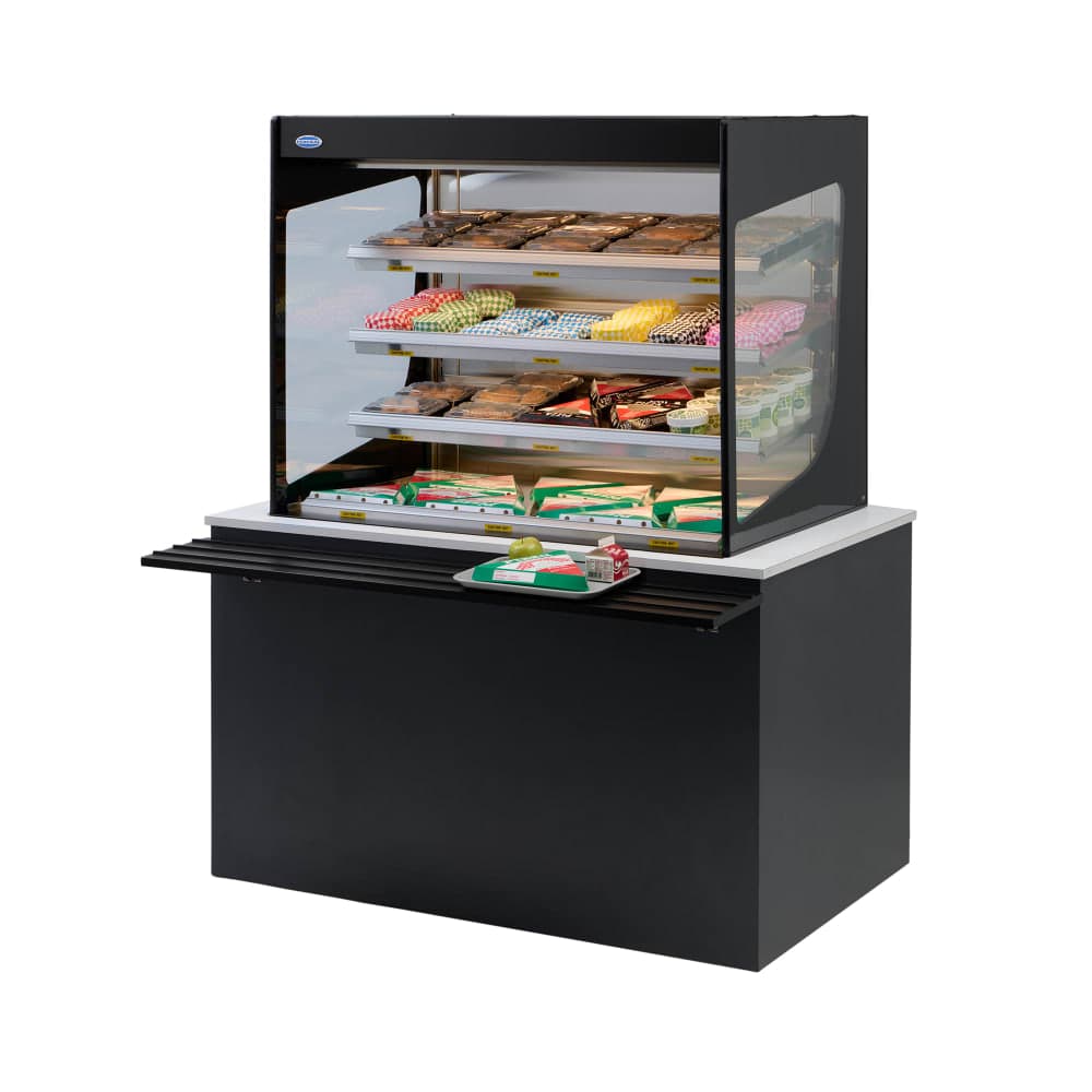 Federal VHSS4860S-SLD 47 1/4" Vision Series Self Service Countertop Heated Display Case - (4) Levels, 208-240v