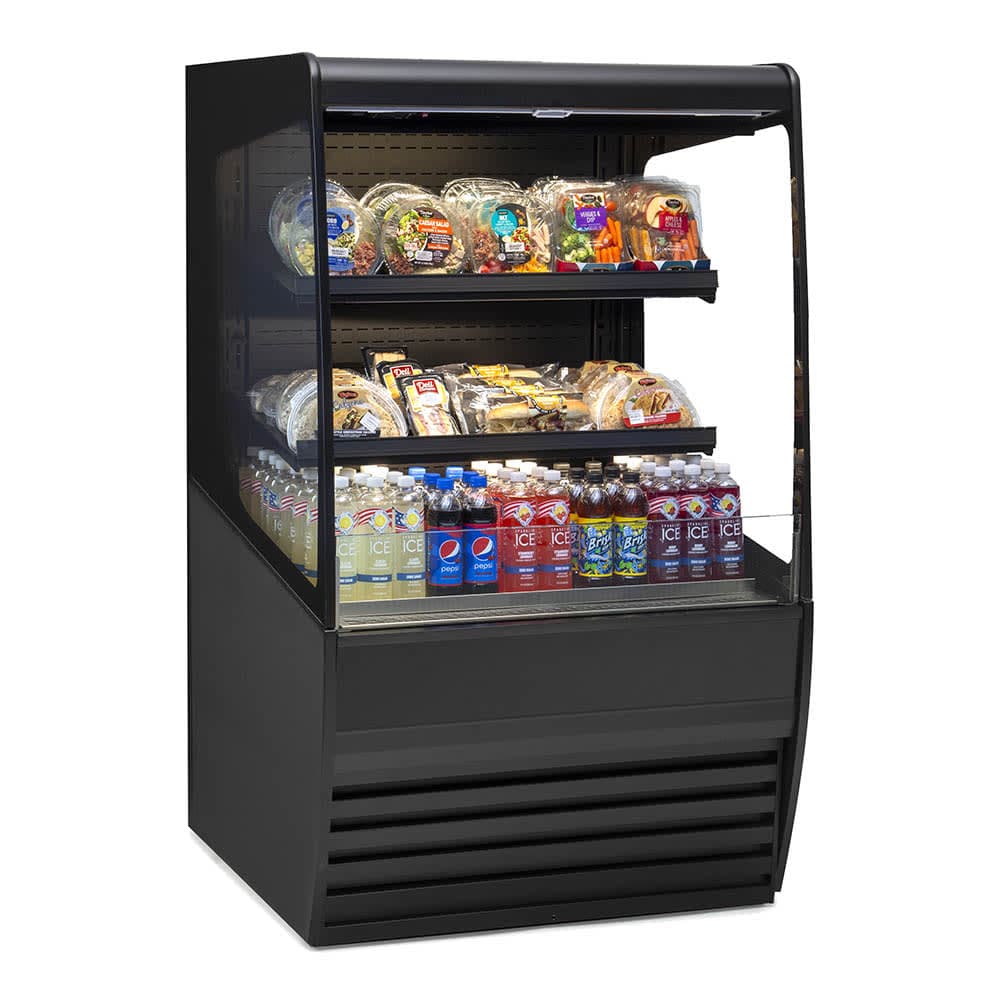 Federal VRSS6060S-SLD 59 1/4" Vision Series Vertical Open Air Cooler w/ (3) Levels, 208-240v