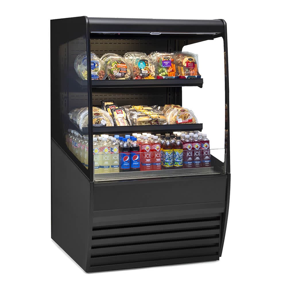 Federal VRSS7260S-SLD 71 1/4" Vision Series Vertical Open Air Cooler w/ (3) Levels, 208-240v