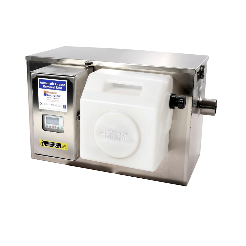 Grease Guardian GG-D25 Automatic Grease Trap w/ 25 GPM Capacity, Stainless Steel, Size #50