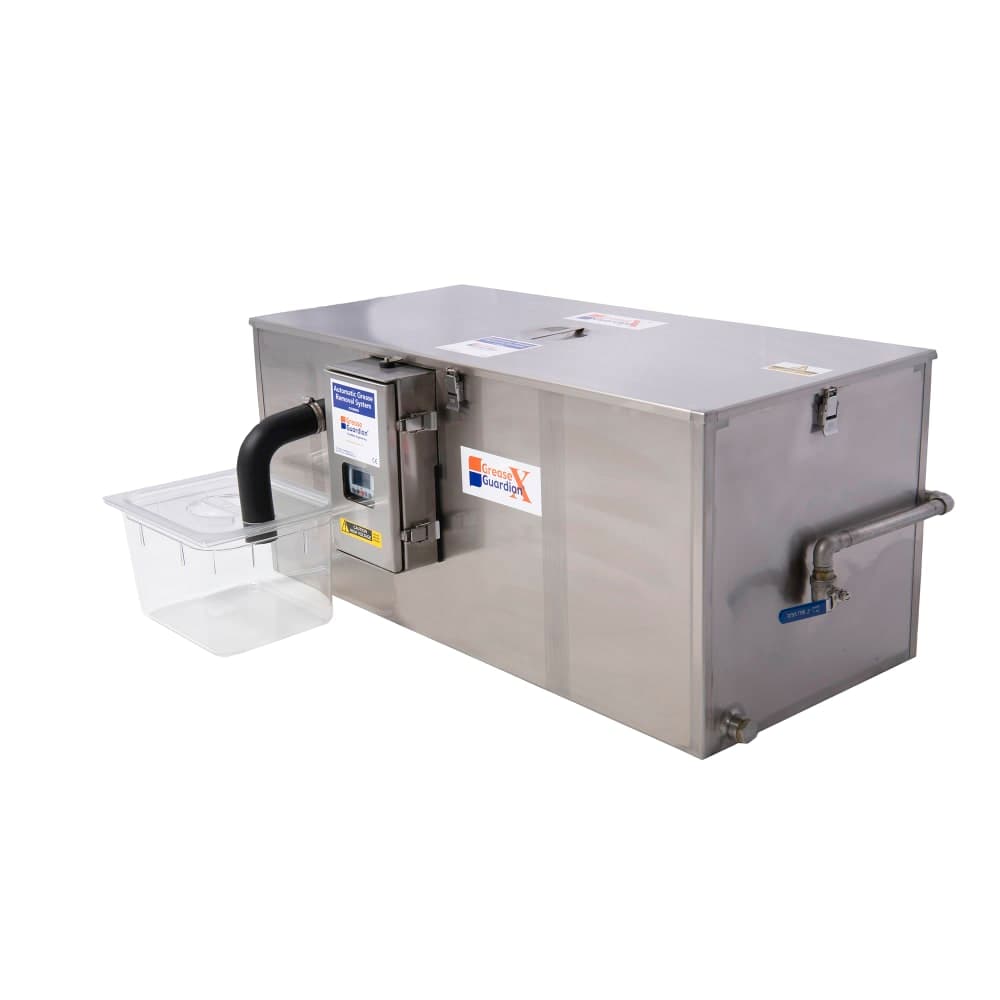 Grease Guardian GGX50 Automatic Grease Trap w/ 50 GPM Capacity, Stainless Steel, Size #100
