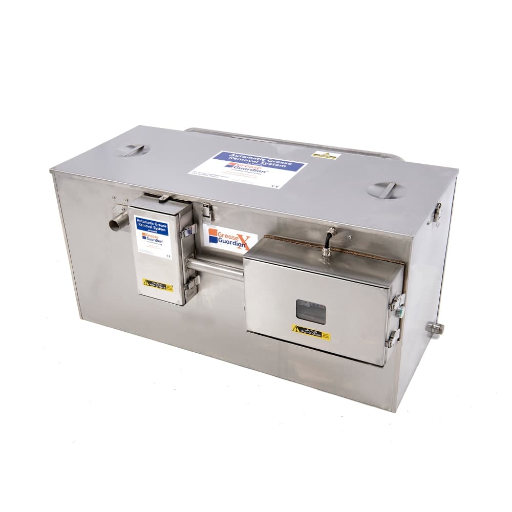 Grease Guardian GGX75AST Automatic Grease Trap w/ 75 GPM Capacity, Stainless Steel, Size #150