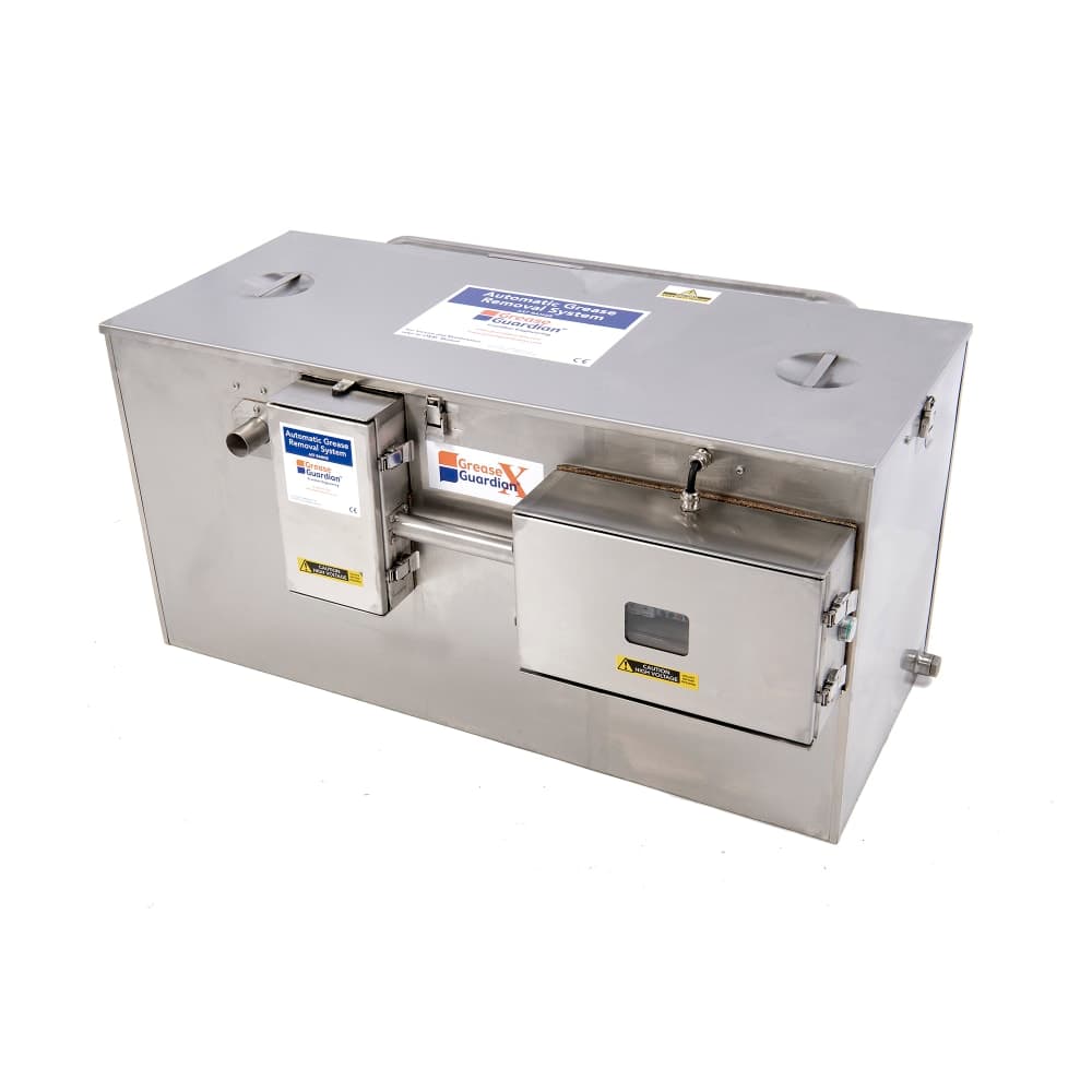 Grease Guardian GGX75IS Automatic Grease Trap w/ 75 GPM Capacity, Stainless Steel, Size #150