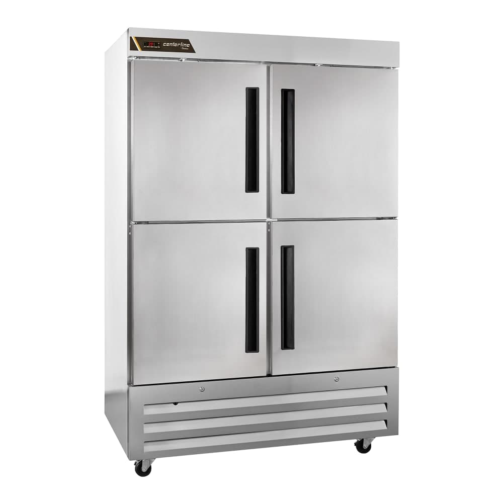 Centerline by Traulsen CLBM-49F-HS-LL 53 3/4" Centerline™ Two Section Reach In Freezer, (4) Left Hinge Solid Doors, 115v