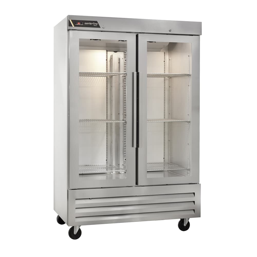 Centerline by Traulsen CLBM-49R-HG-LR 54" Two Section Reach In Refrigerator, (4) Left/Right Hinge Glass Doors, 115v