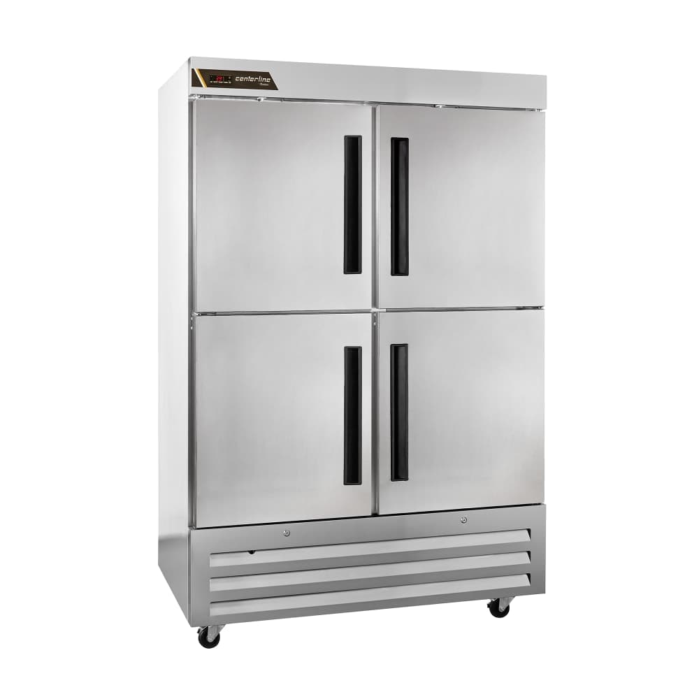 Centerline by Traulsen CLBM-49R-HS-LL 54" Two Section Reach In Refrigerator, (4) Left Hinge Solid Doors, 115v