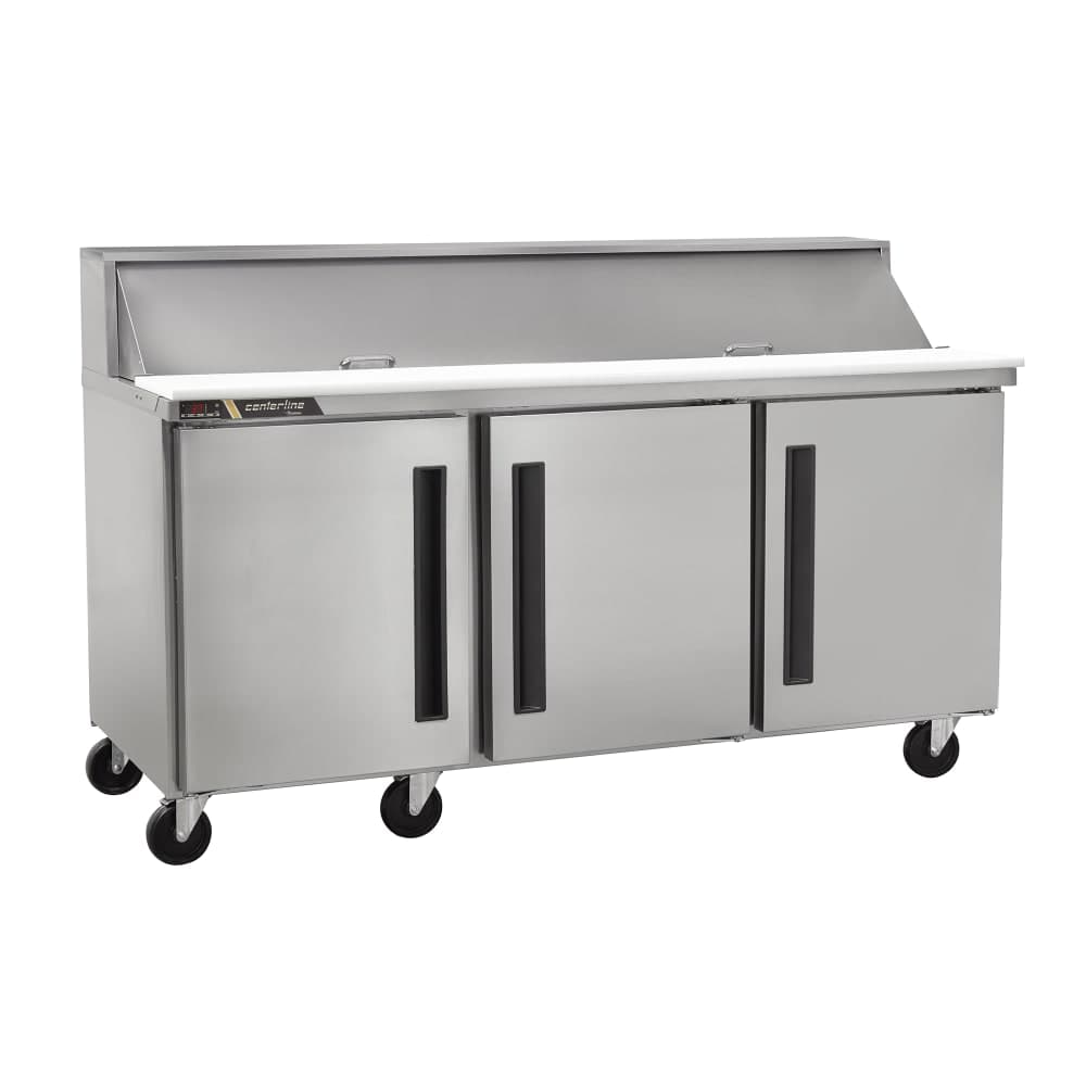Centerline by Traulsen CLPT-7220-SD-RRR 72" Centerline™ Sandwich/Salad Prep Table w/ Refrigerated Base, 115v