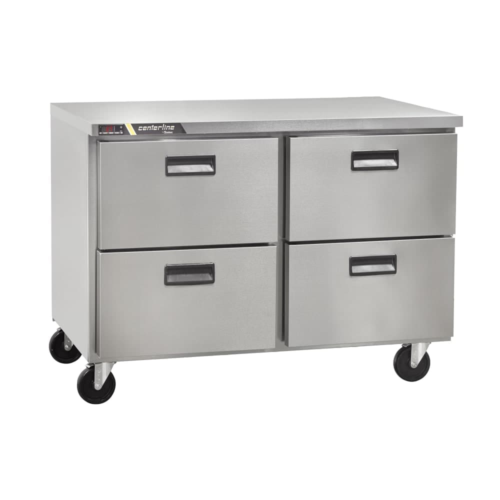 Centerline by Traulsen CLUC-48F-DW 48" W Undercounter Freezer w/ (2) Sections & (4) Drawers, 115v