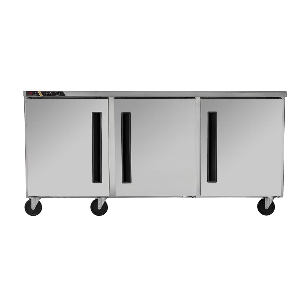 Centerline by Traulsen CLUC-72F-SD-LRR 72" W Undercounter Freezer w/ (3) Sections & (3) Doors, 115v