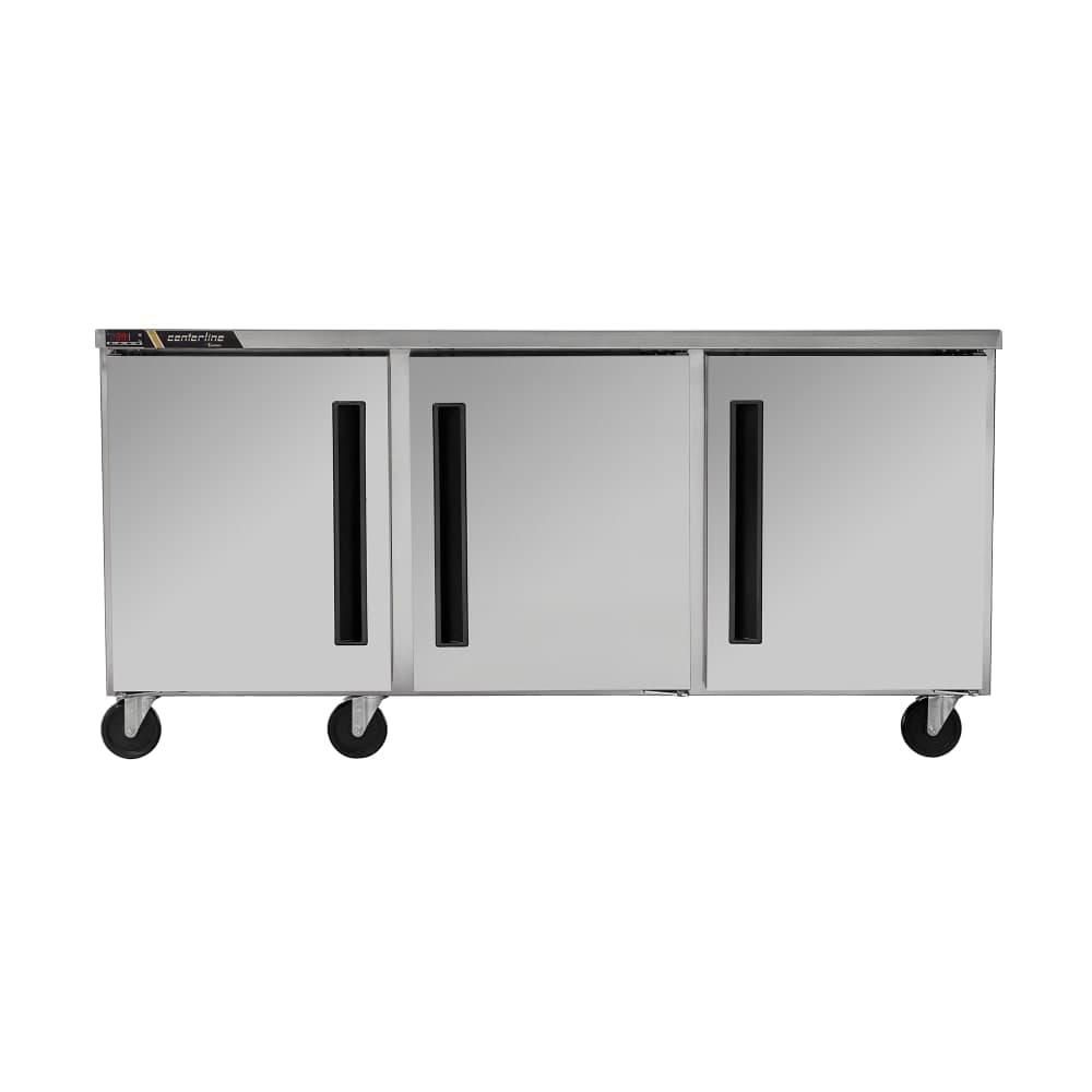 Centerline by Traulsen CLUC-72R-SD-LLL 72" W Undercounter Refrigerator w/ (3) Sections & (3) Doors, 115v