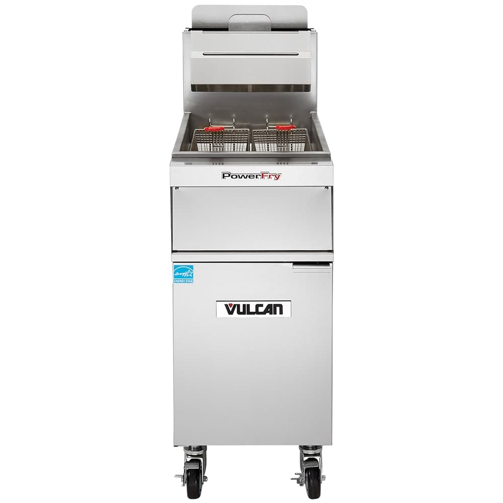 Vulcan 1TR45AF Gas Fryer - (1) 50 lb Vat, Floor Model, Liquid Propane