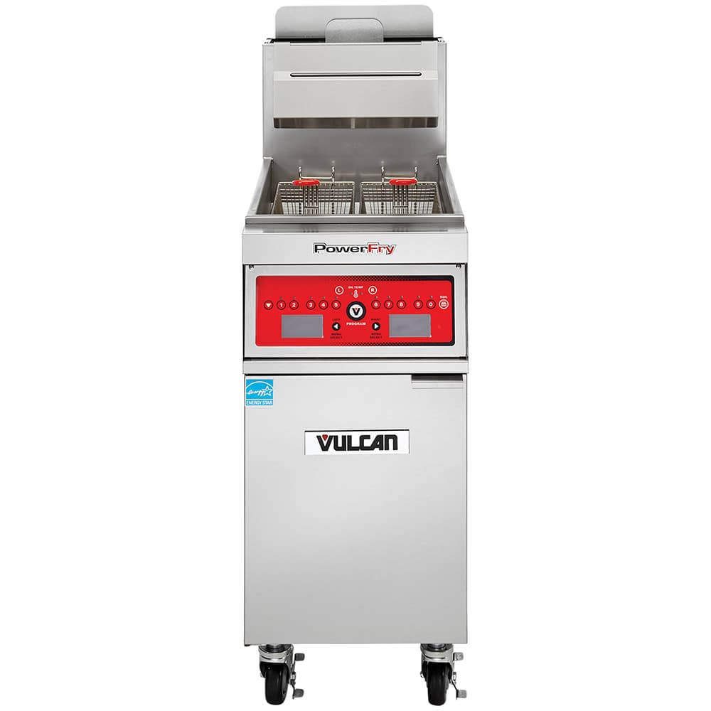 Vulcan 1TR45CF Gas Fryer - (1) 50 lb Vat, Floor Model, Natural Gas