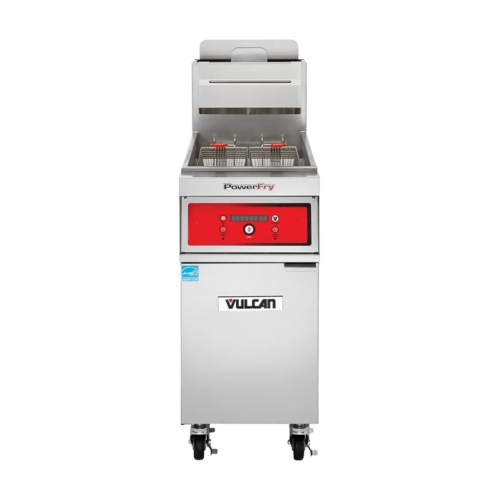 Vulcan 1TR45D Gas Fryer - (1) 50 lb Vat, Floor Model, Liquid Propane