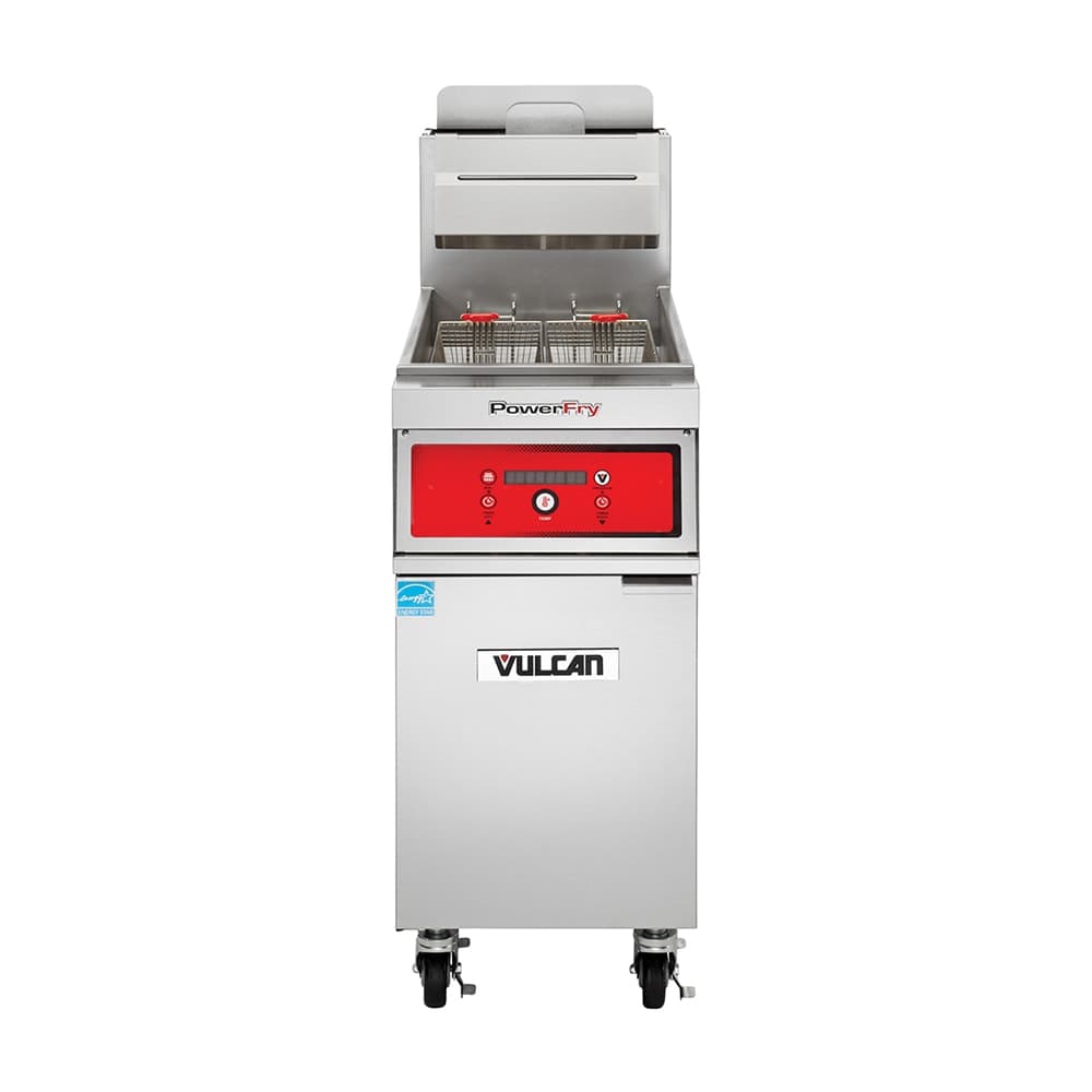Vulcan 1TR45D Gas Fryer - (1) 50 lb Vat, Floor Model, Natural Gas