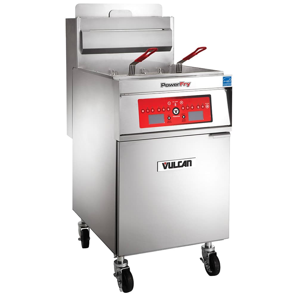 Vulcan 1VK65C Gas Fryer - (1) 70 lb Vat, Floor Model, Liquid Propane