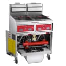 Vulcan 2TR45AF Gas Fryer - (2) 50 lb Vats, Floor Model, Natural Gas thumbnail 2