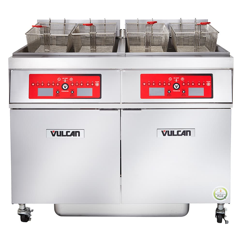 Vulcan 4ER50CF Electric Fryer - (4) 50 lb Vats, Floor Model, 208v/3ph