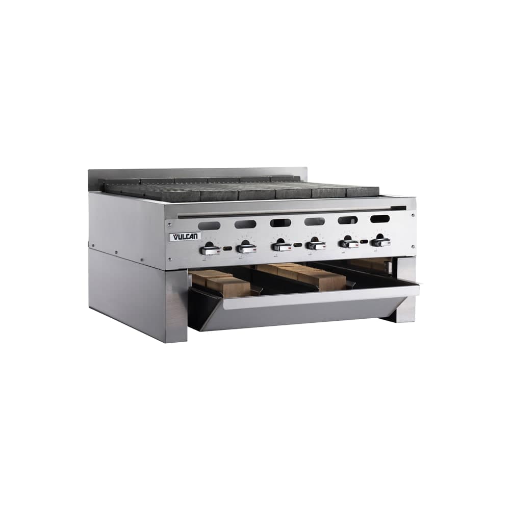 Vulcan SMOKER-VACB60 Wood Assist Achiever Smoker Base w/ (3) Grease Trays, Stainless