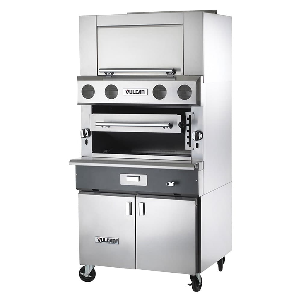 Vulcan VBB1BF 36" Upright Broiler w/ (3) Burners - Cabinet Base, Natural Gas