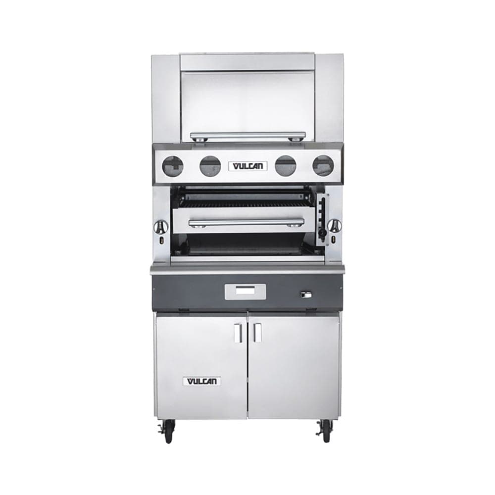 Vulcan VBB1SF 36" Upright Broiler w/ (4) Burners - Standard Oven Base, Liquid Propane