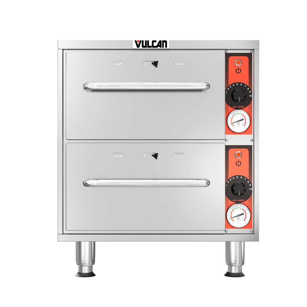 Vulcan VSL2 20 1/2"W Freestanding Warming Drawer w/ (2) 20" Compartments, 120v