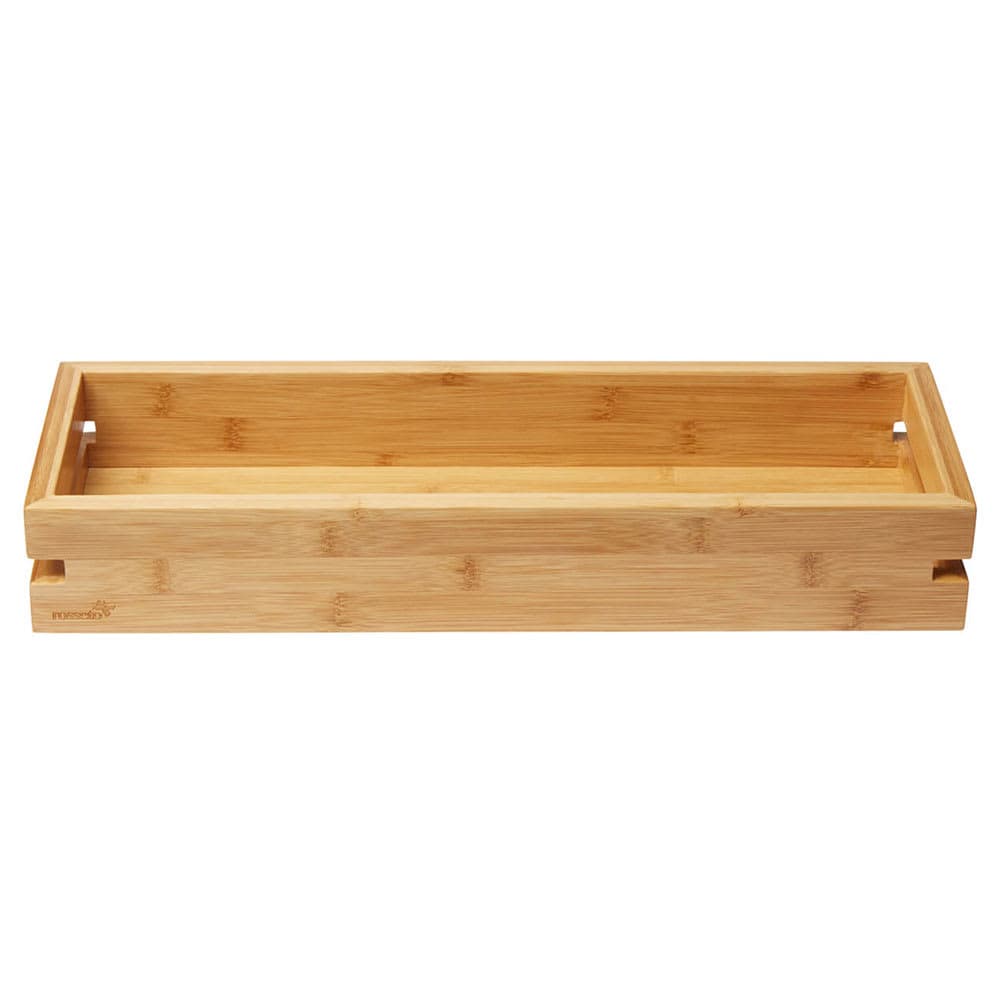 Rosseto Rectangular Display Tray - 19 7/16" x 6 1/2", Bamboo w/ Natural Finish (BD133)