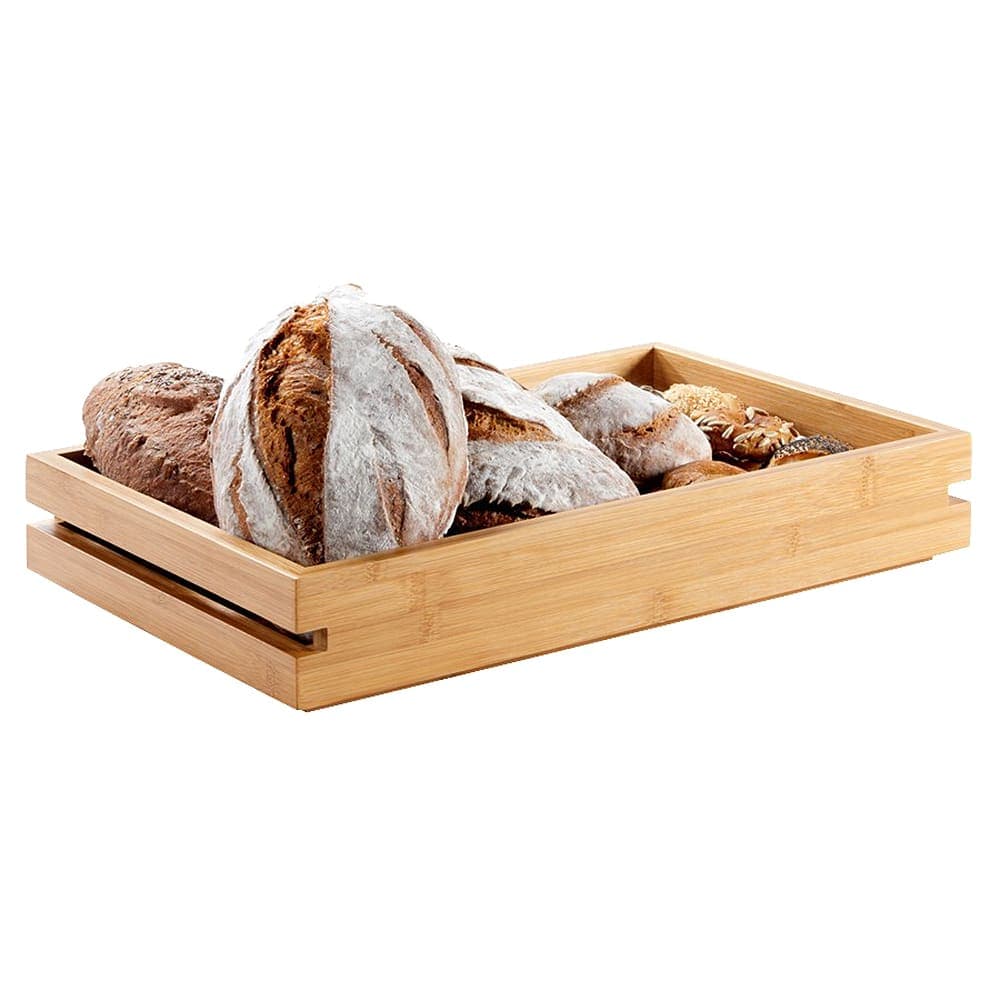Rosseto Rectangular Display Tray - 19 7/16" x 12 15/16", Bamboo w/ Natural Finish (BD135)