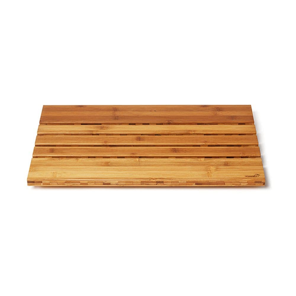 Rosseto Rectangular Slatted Bread Board - 21 3/8" x 13 9/16", Bamboo, Natural Finish (BP004)