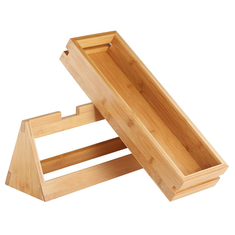 Rosseto 3 Section Display Tray - Bamboo w/ Natural Finish (SB113)
