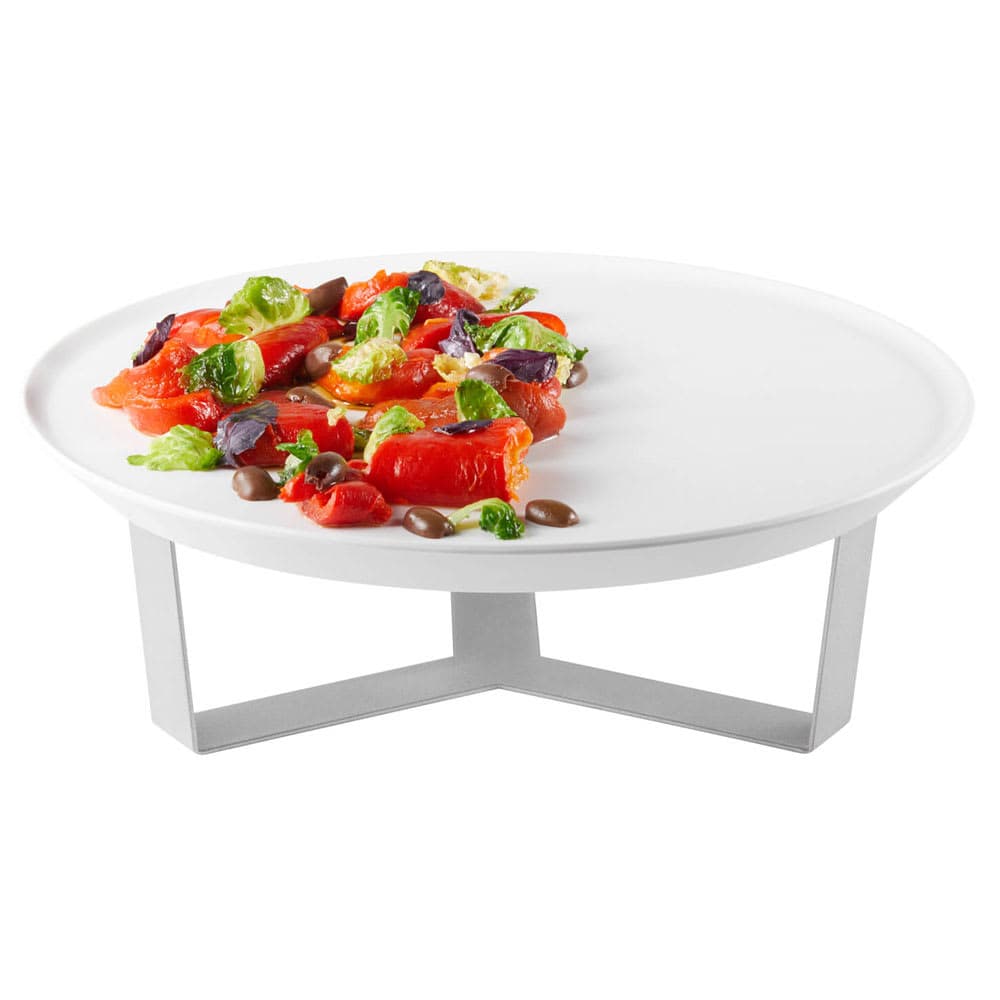 Rosseto 4" Display Riser w/ 13 5/16" Melamine Tray, Stainless (SM276)